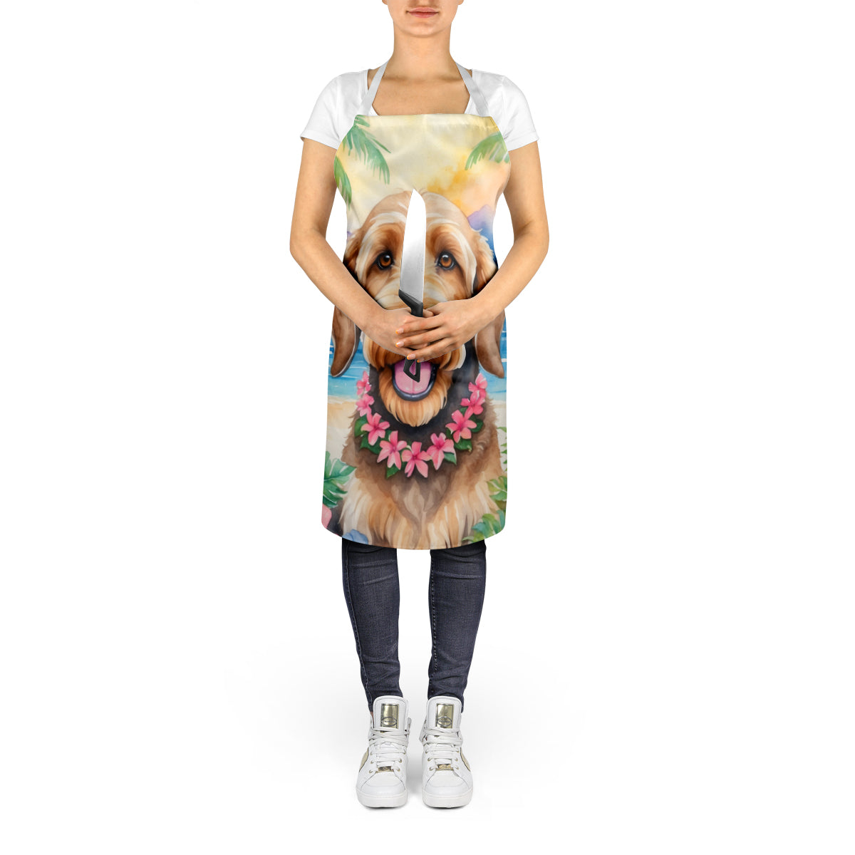 Otterhound Luau Apron