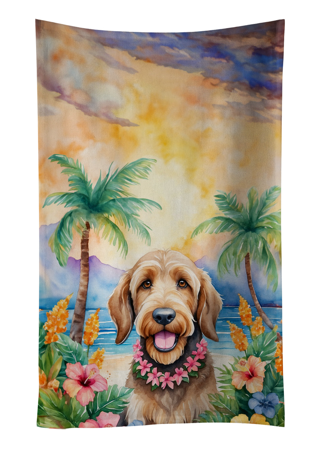 Buy this Otterhound Luau Kitchen Towel