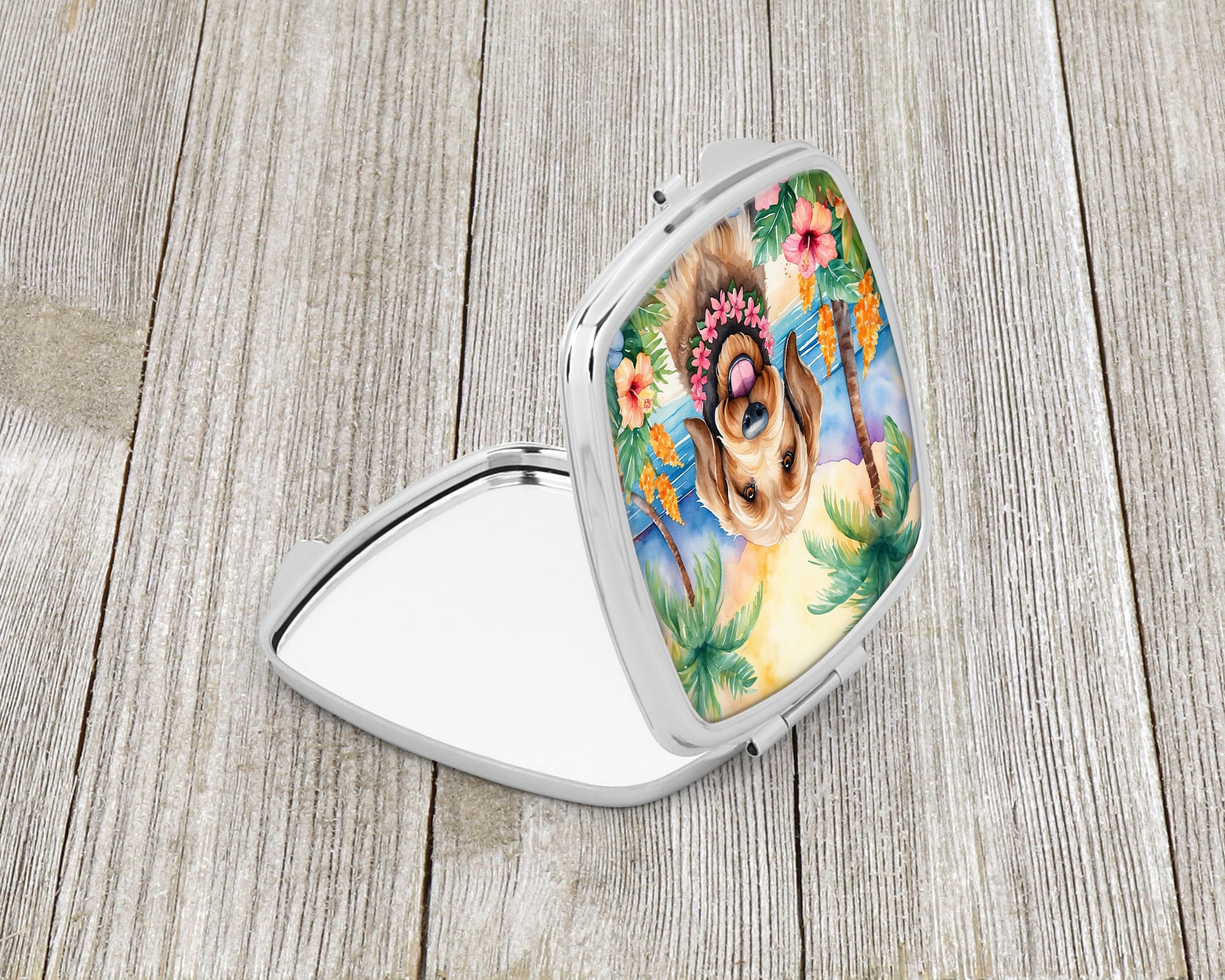 Buy this Otterhound Luau Compact Mirror