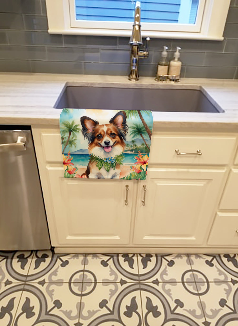 Buy this Papillon Luau Kitchen Towel