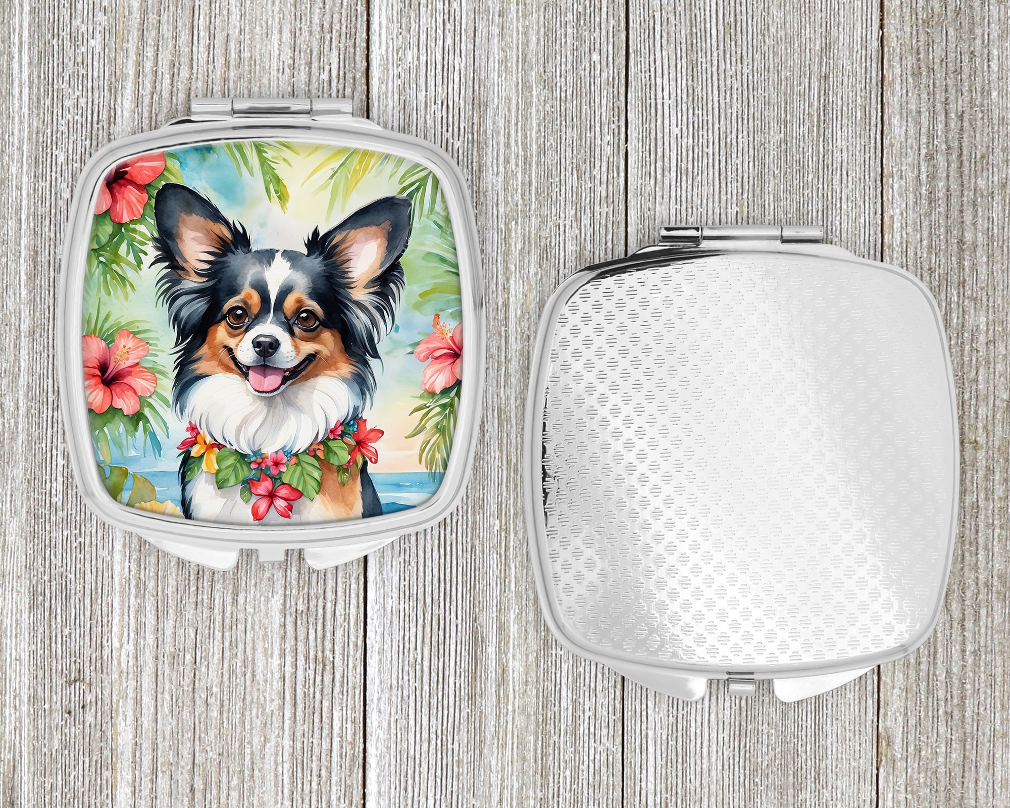 Papillon Luau Compact Mirror