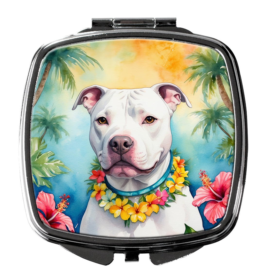 Buy this Pit Bull Terrier Luau Compact Mirror