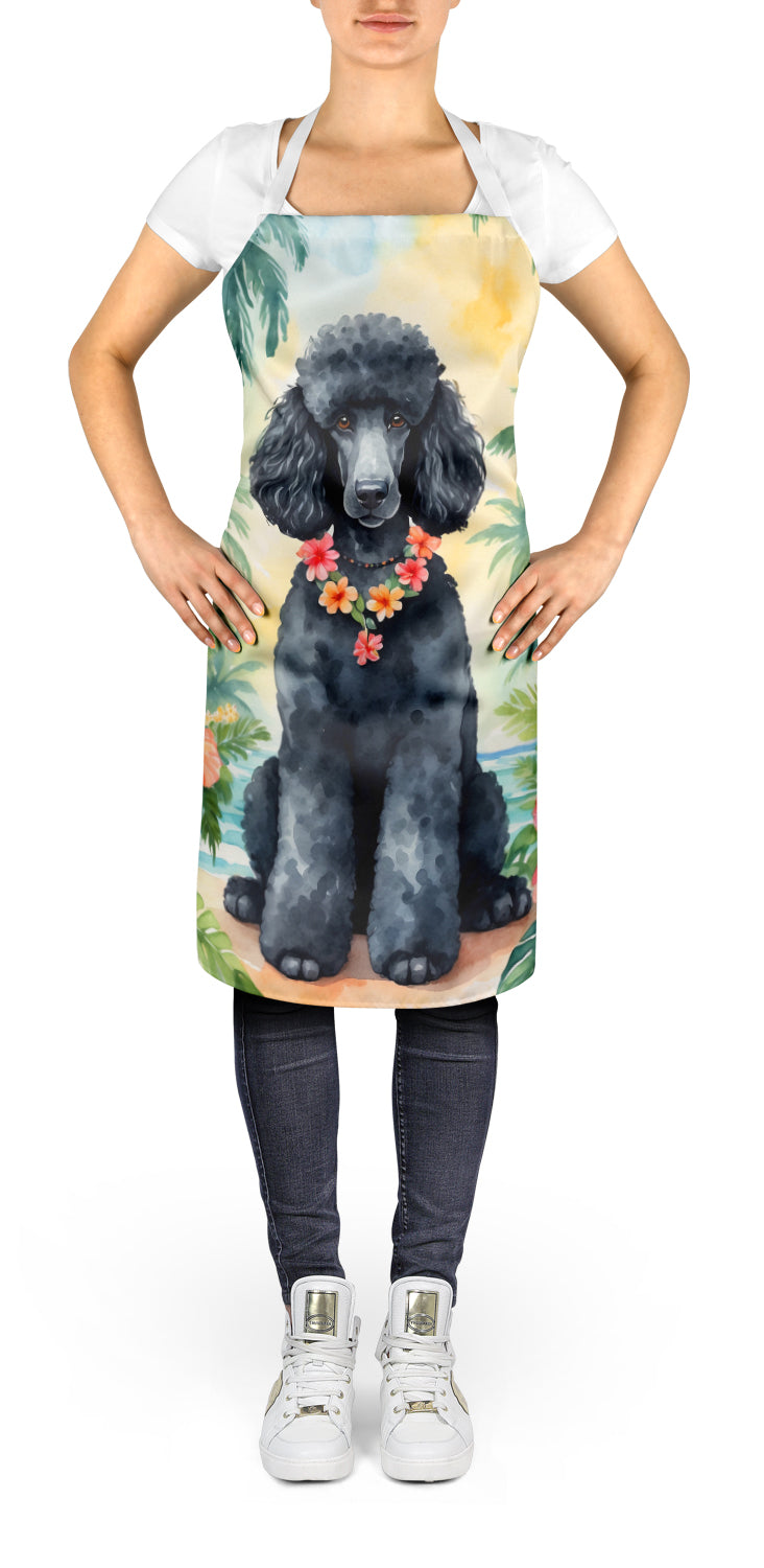 Buy this Black Poodle Luau Apron