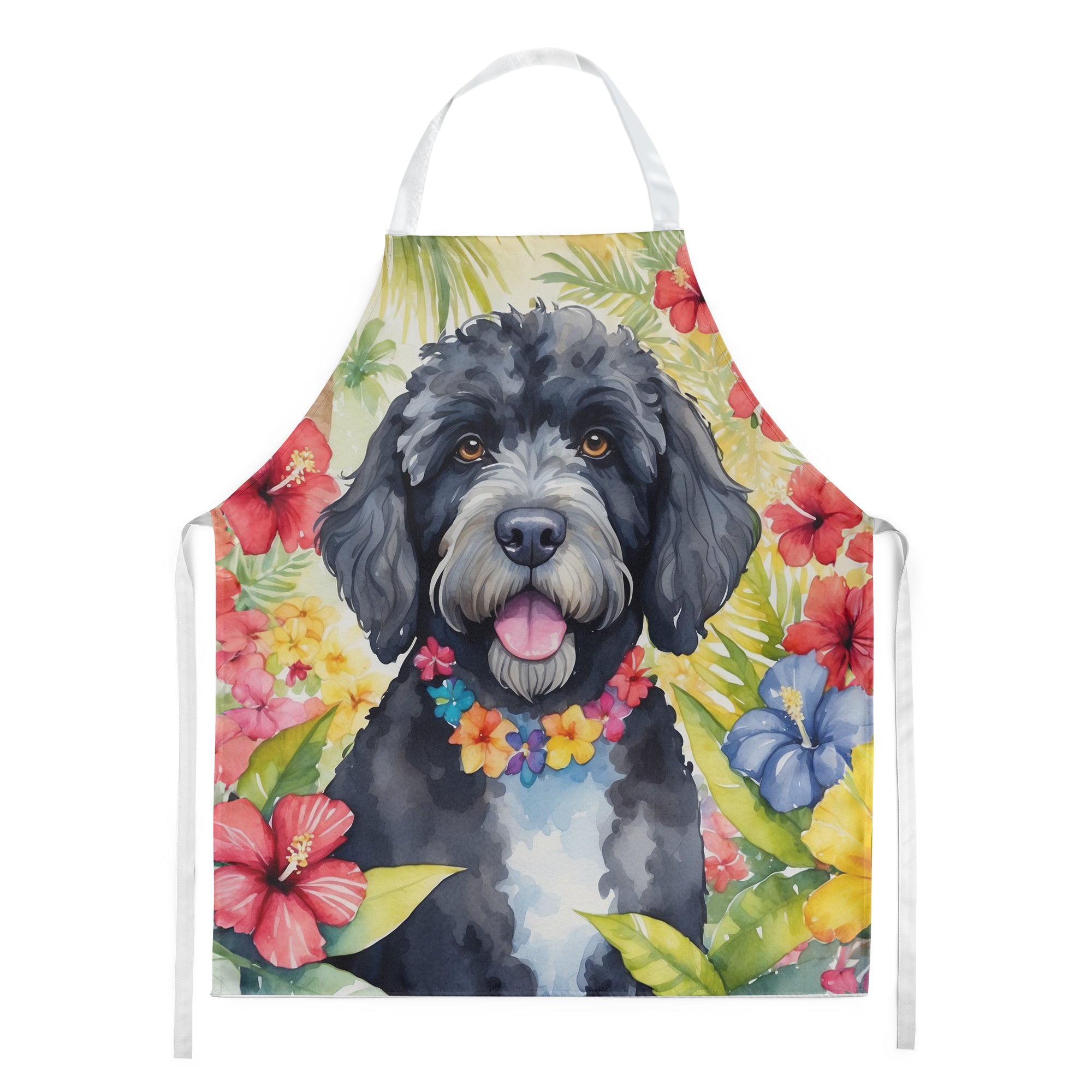 Buy this Portuguese Water Dog Luau Apron