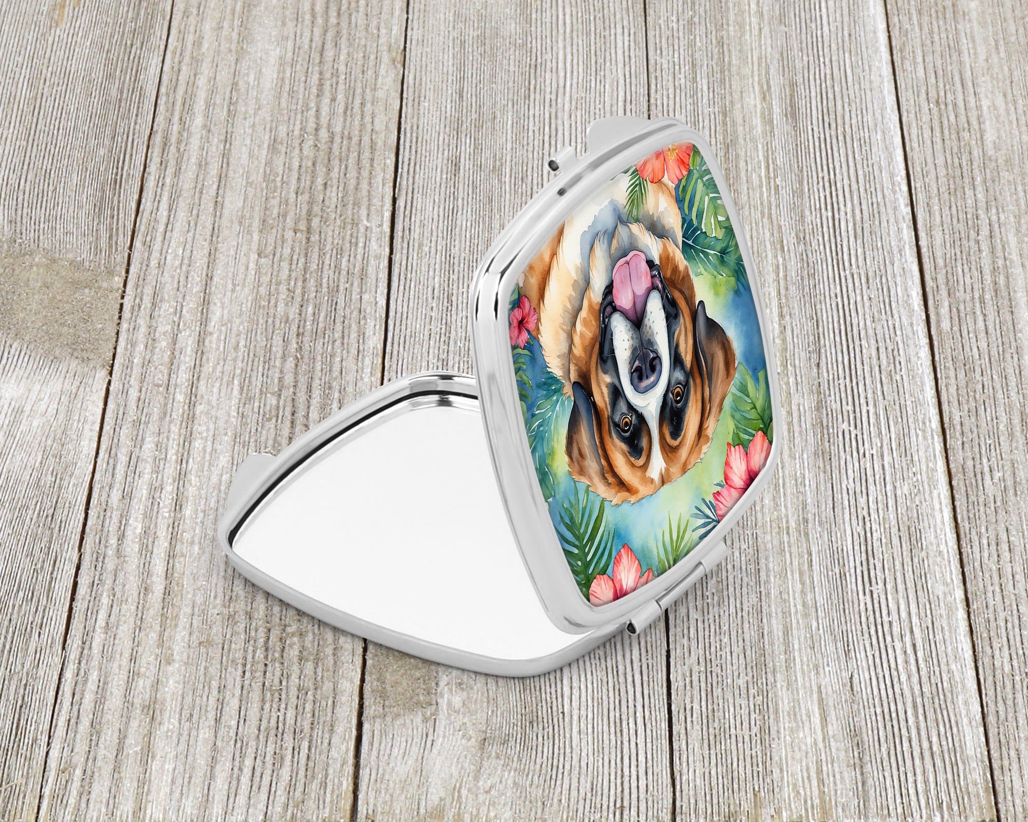 Buy this Saint Bernard Luau Compact Mirror