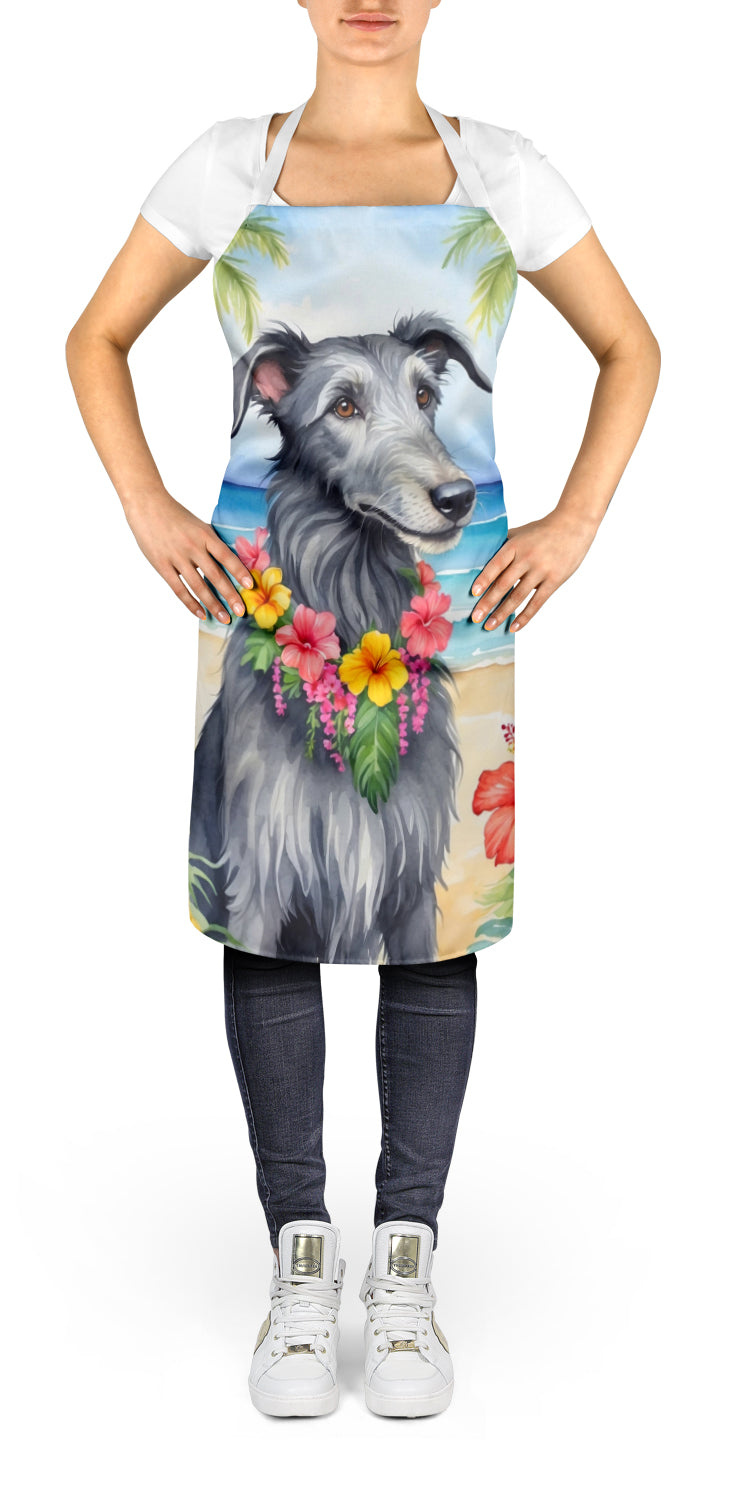 Buy this Scottish Deerhound Luau Apron