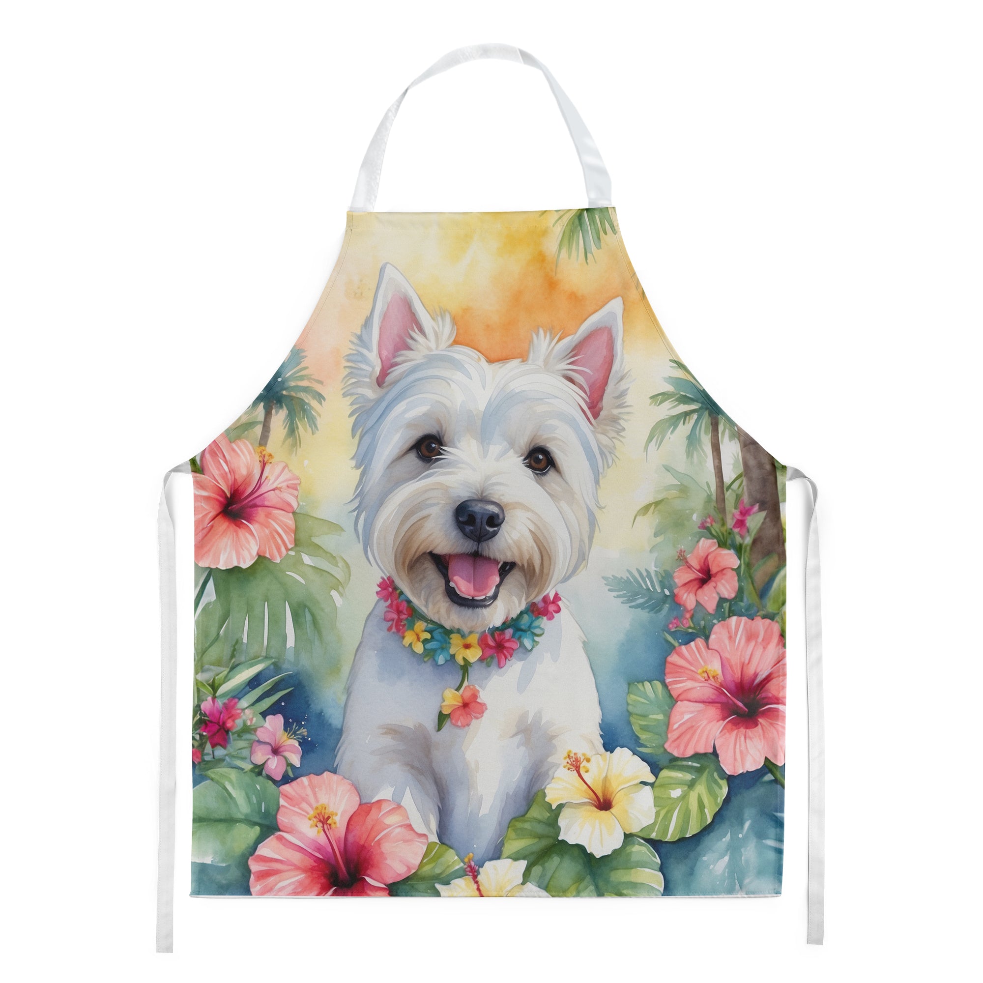 Buy this Westie Luau Apron