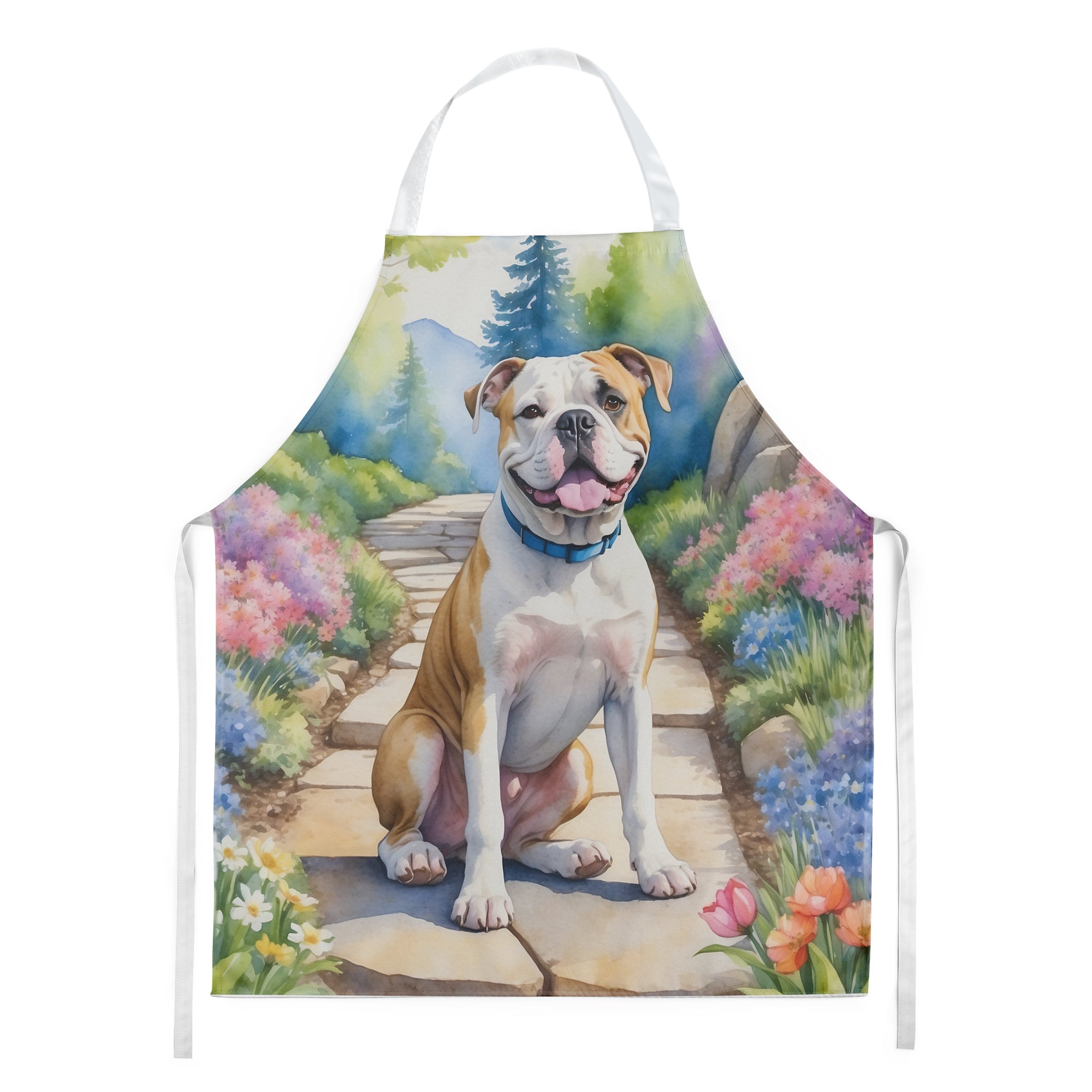 Buy this American Bulldog Spring Garden Apron