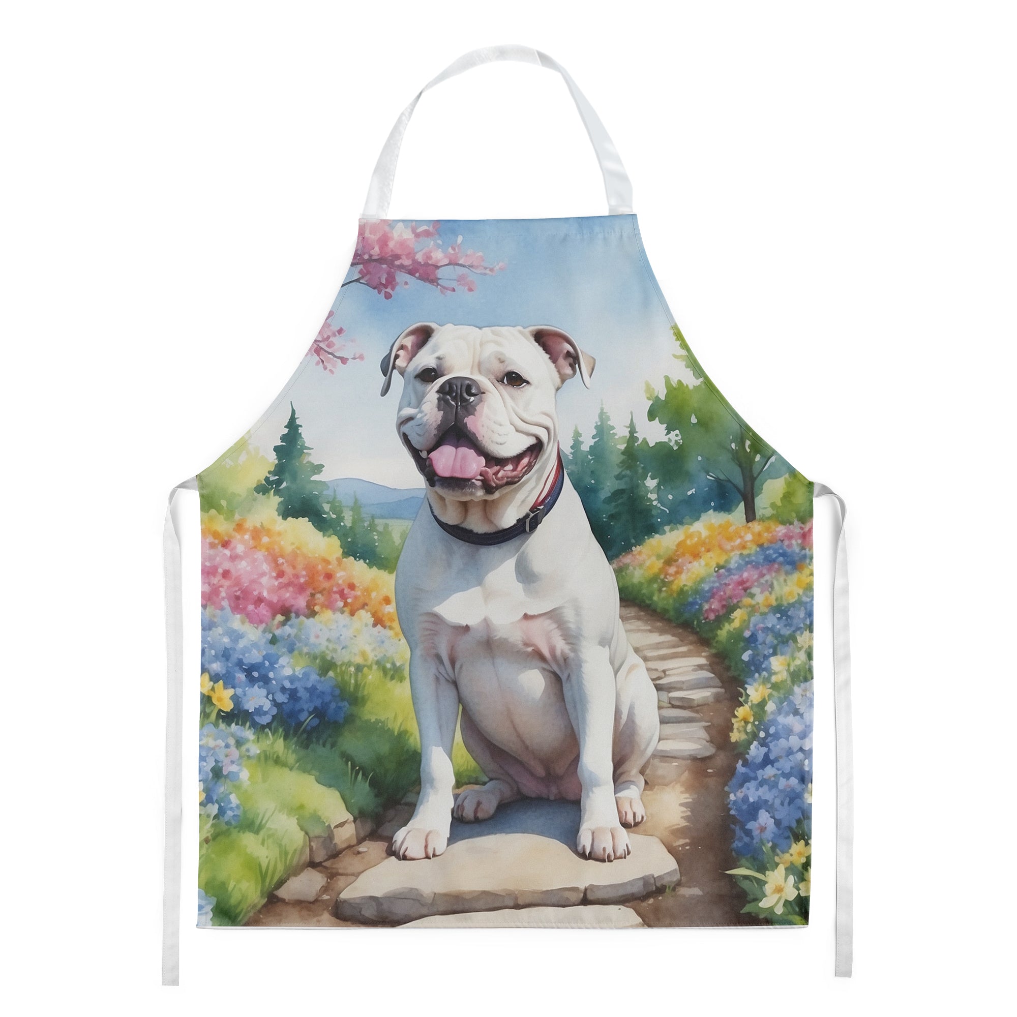 Buy this American Bulldog Spring Garden Apron