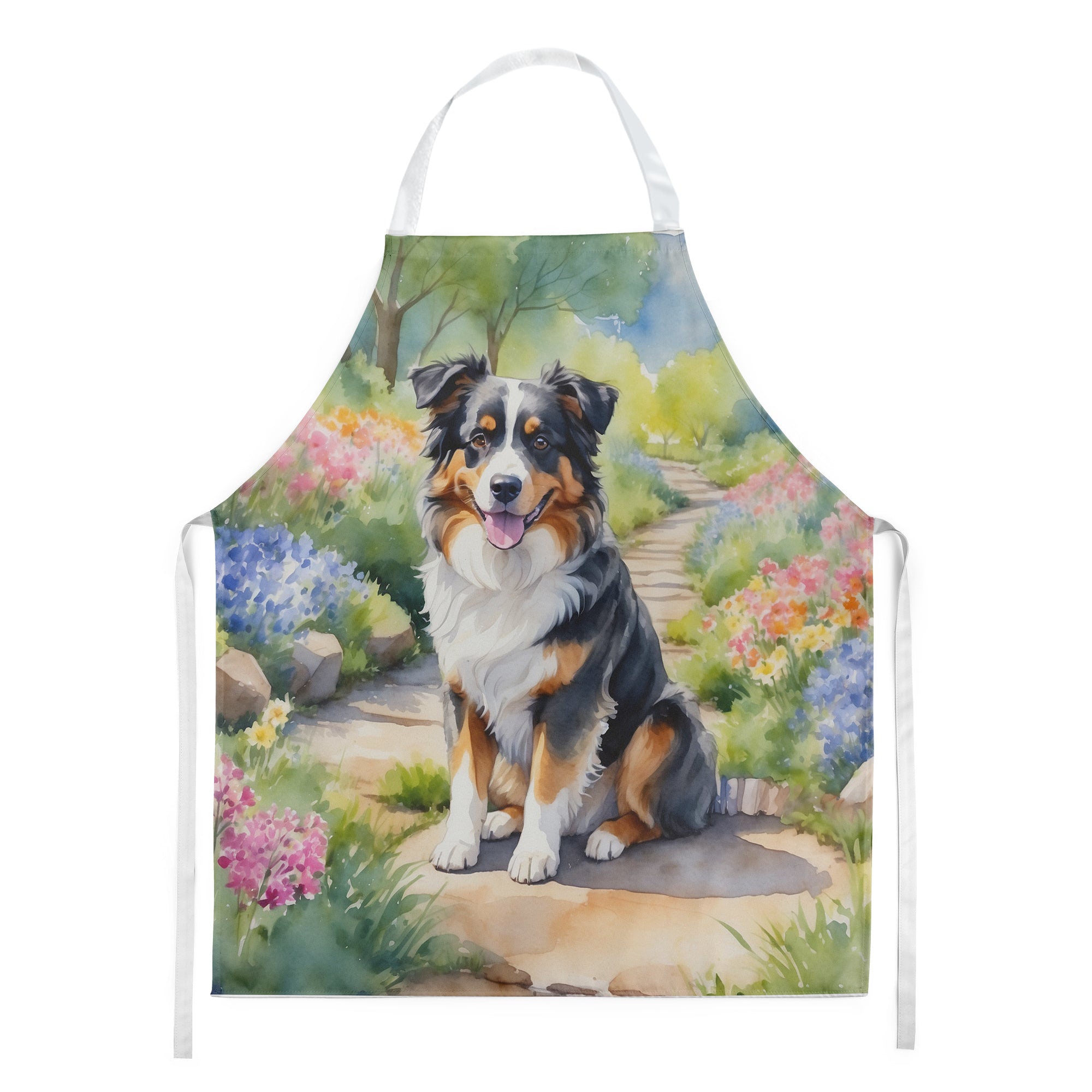 Buy this Australian Shepherd Spring Garden Apron