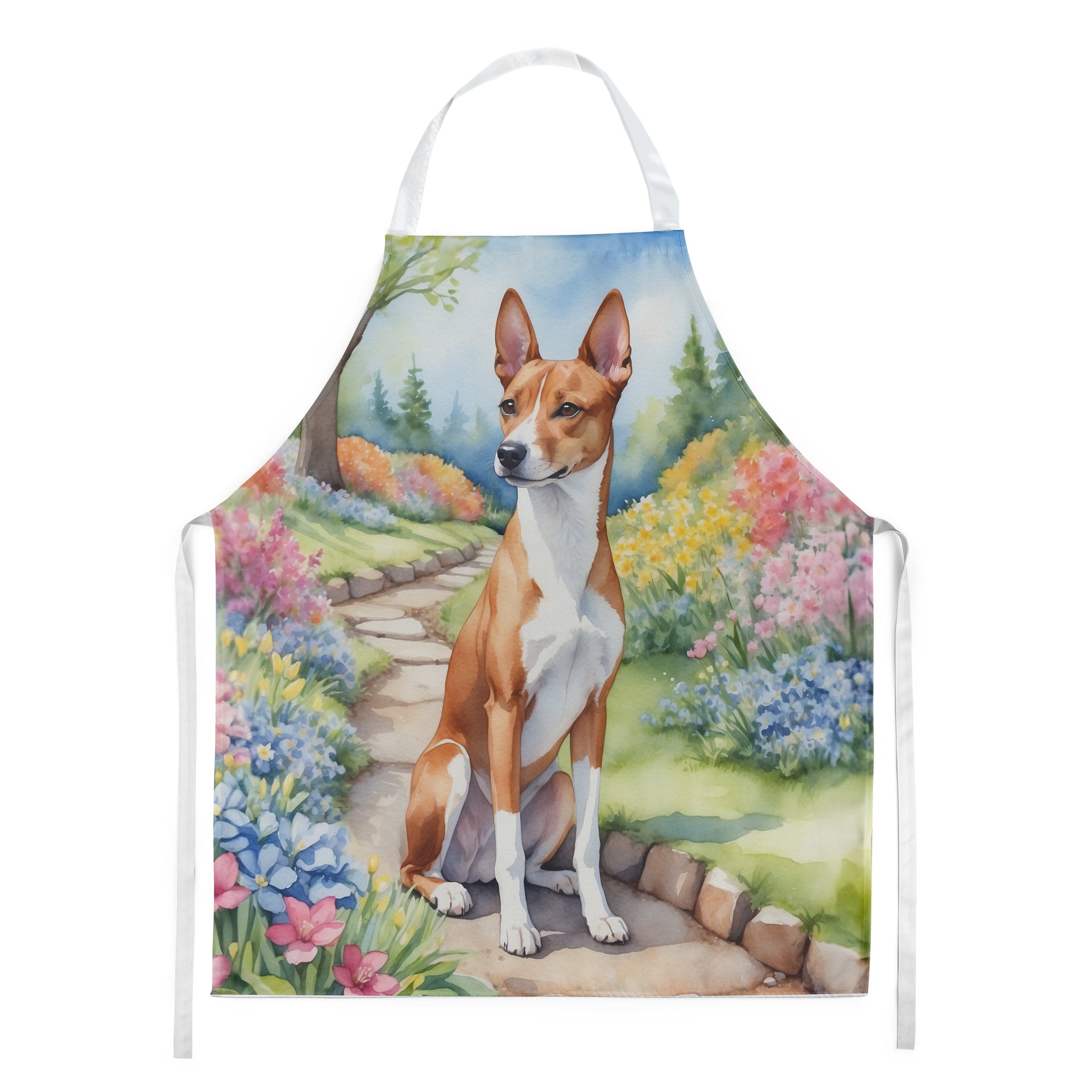 Buy this Basenji Spring Garden Apron