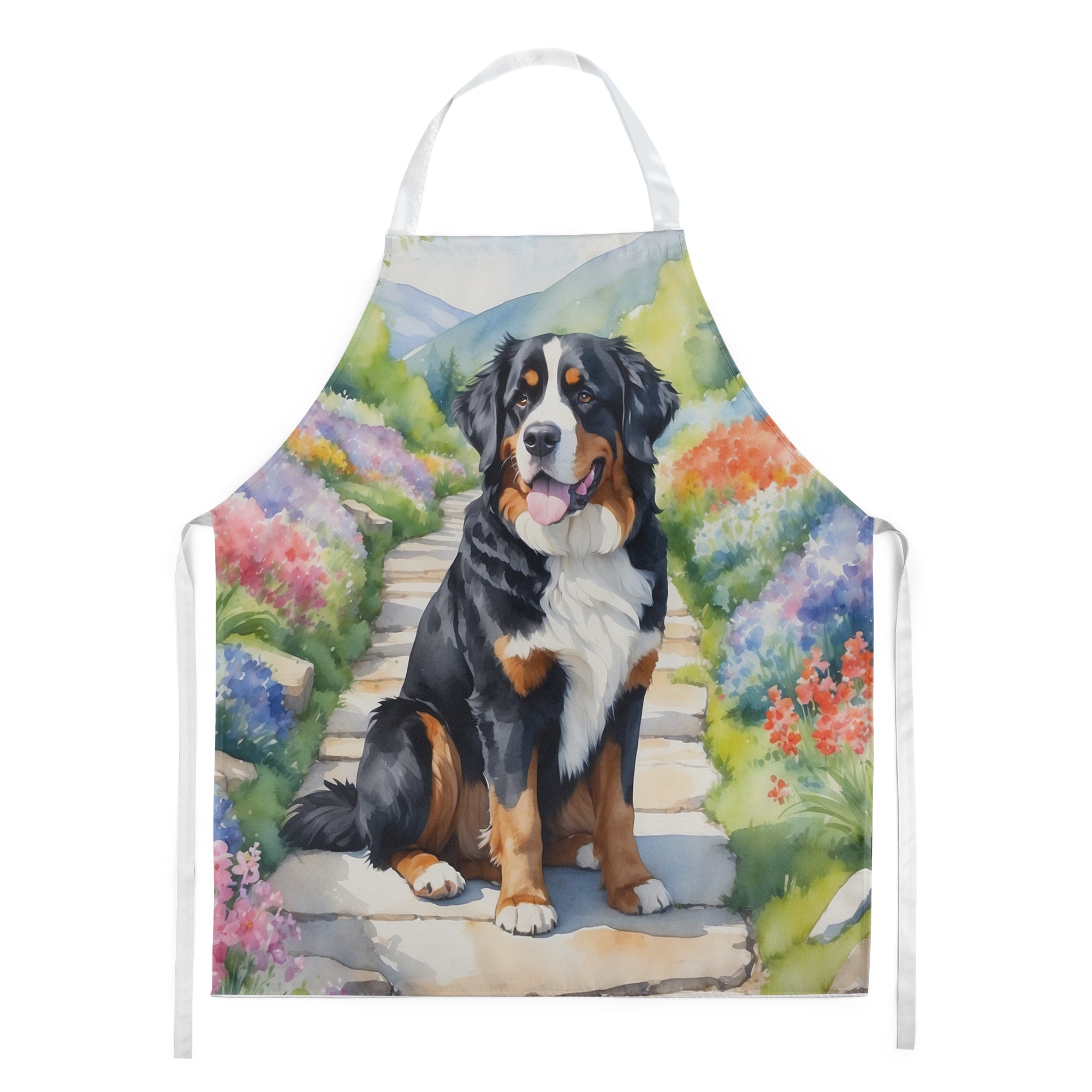 Buy this Bernese Mountain Dog Spring Path Apron