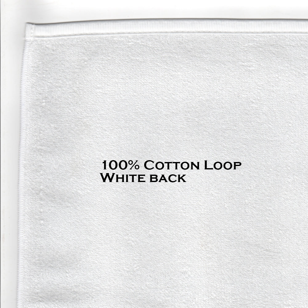 White Boxer Spring Path Kitchen Towel