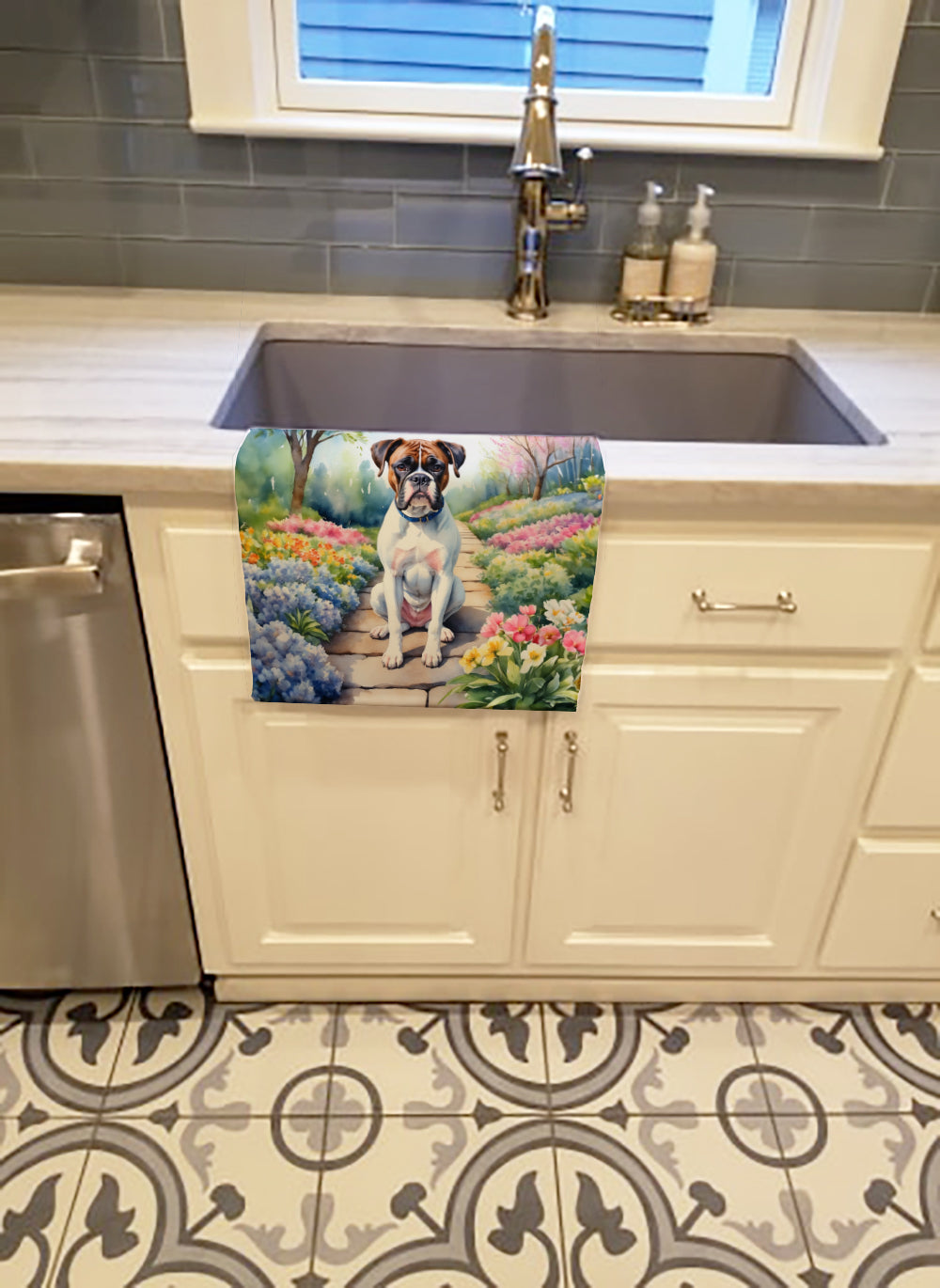 Boxer Spring Path Kitchen Towel