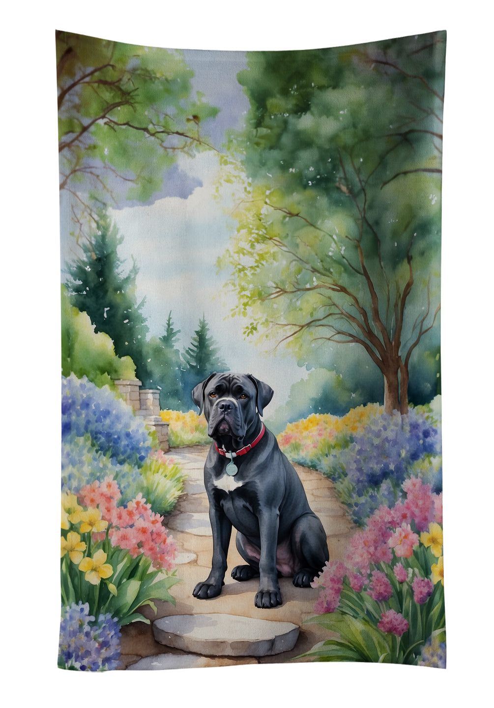 Buy this Cane Corso Spring Path Kitchen Towel