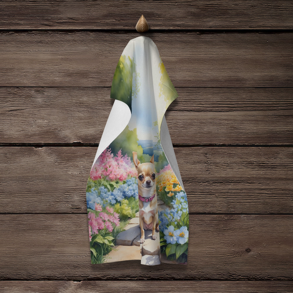 Chihuahua Spring Path Kitchen Towel