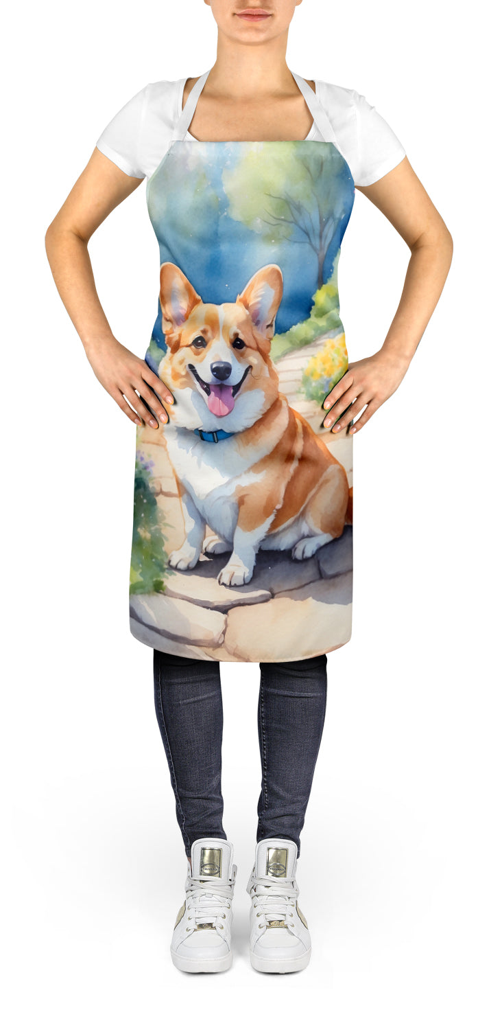 Corgi Spring Path Apron