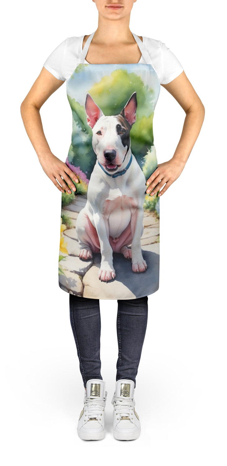 English Bull Terrier Spring Path Apron