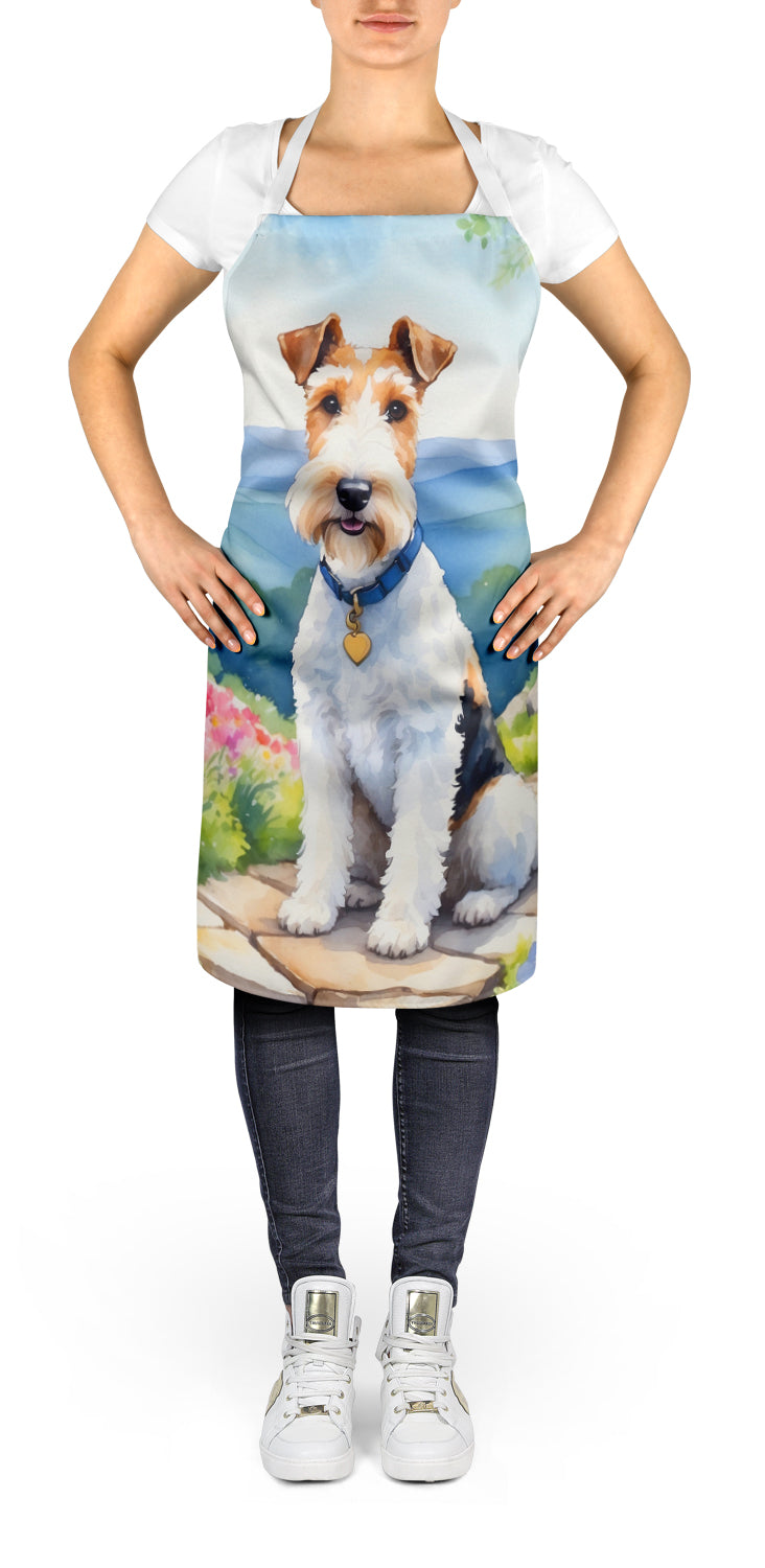 Fox Terrier Spring Path Apron