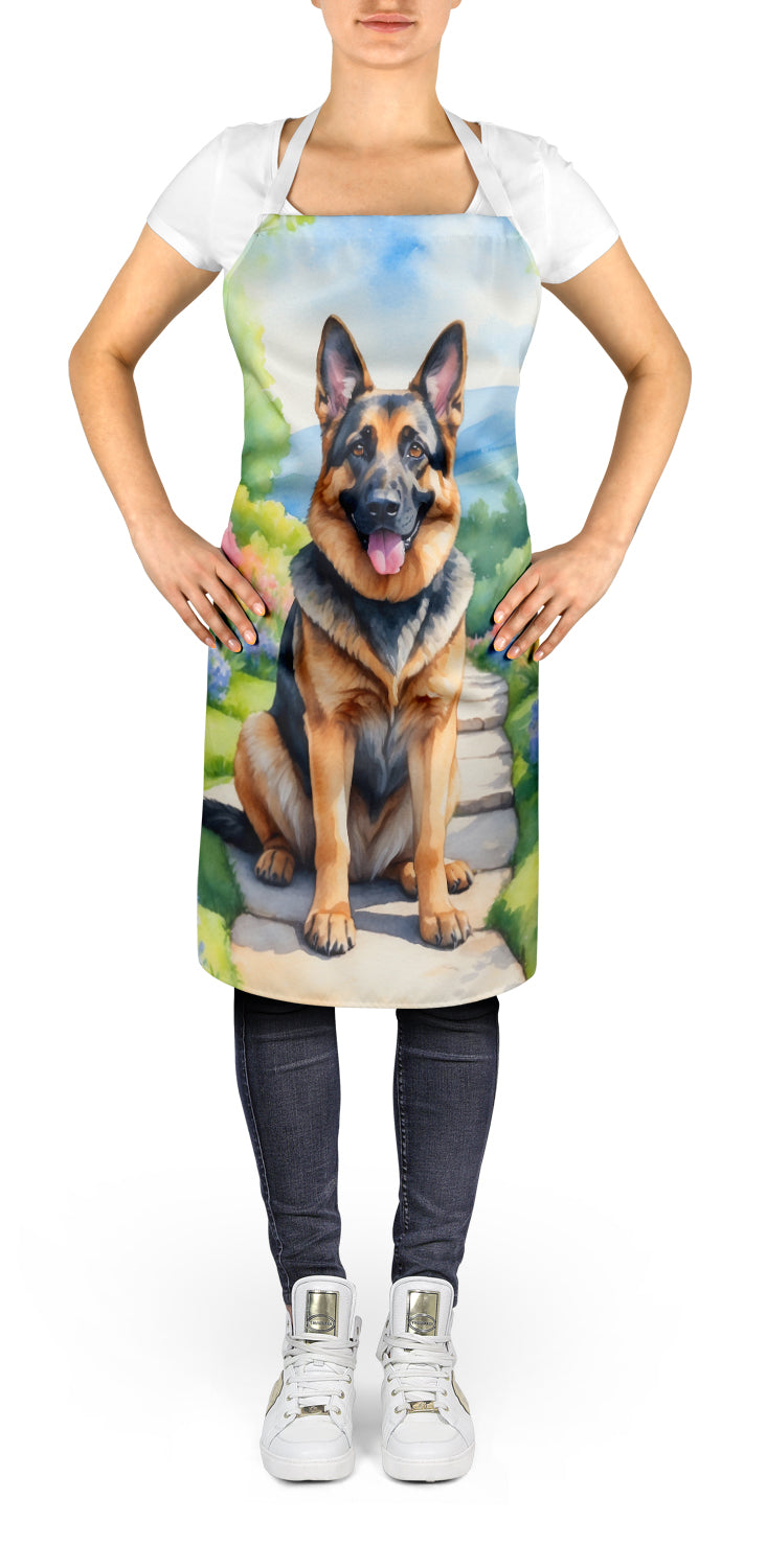 German Shepherd Spring Path Apron