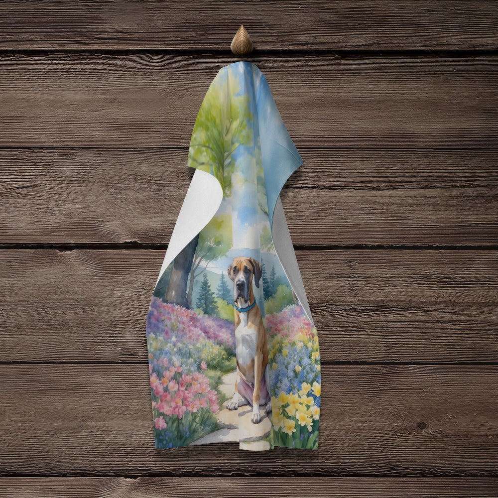 Great Dane Spring Path Kitchen Towel