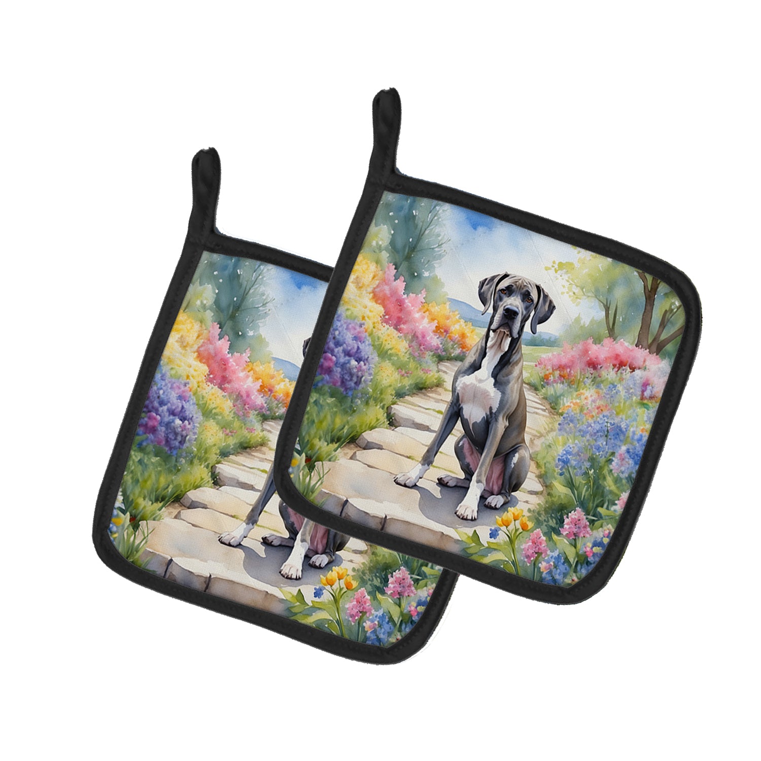 Buy this Great Dane Spring Path Pair of Pot Holders