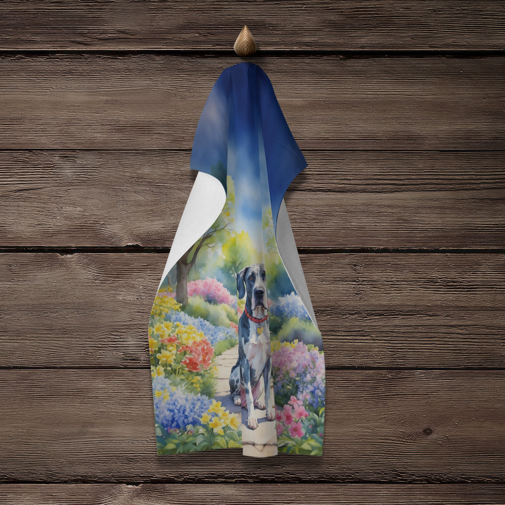 Great Dane Spring Path Kitchen Towel