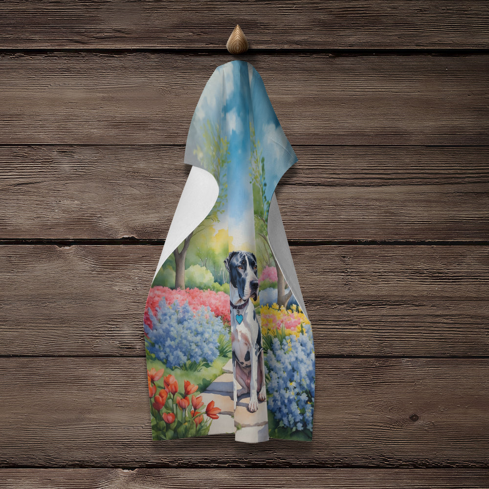 Great Dane Spring Path Kitchen Towel