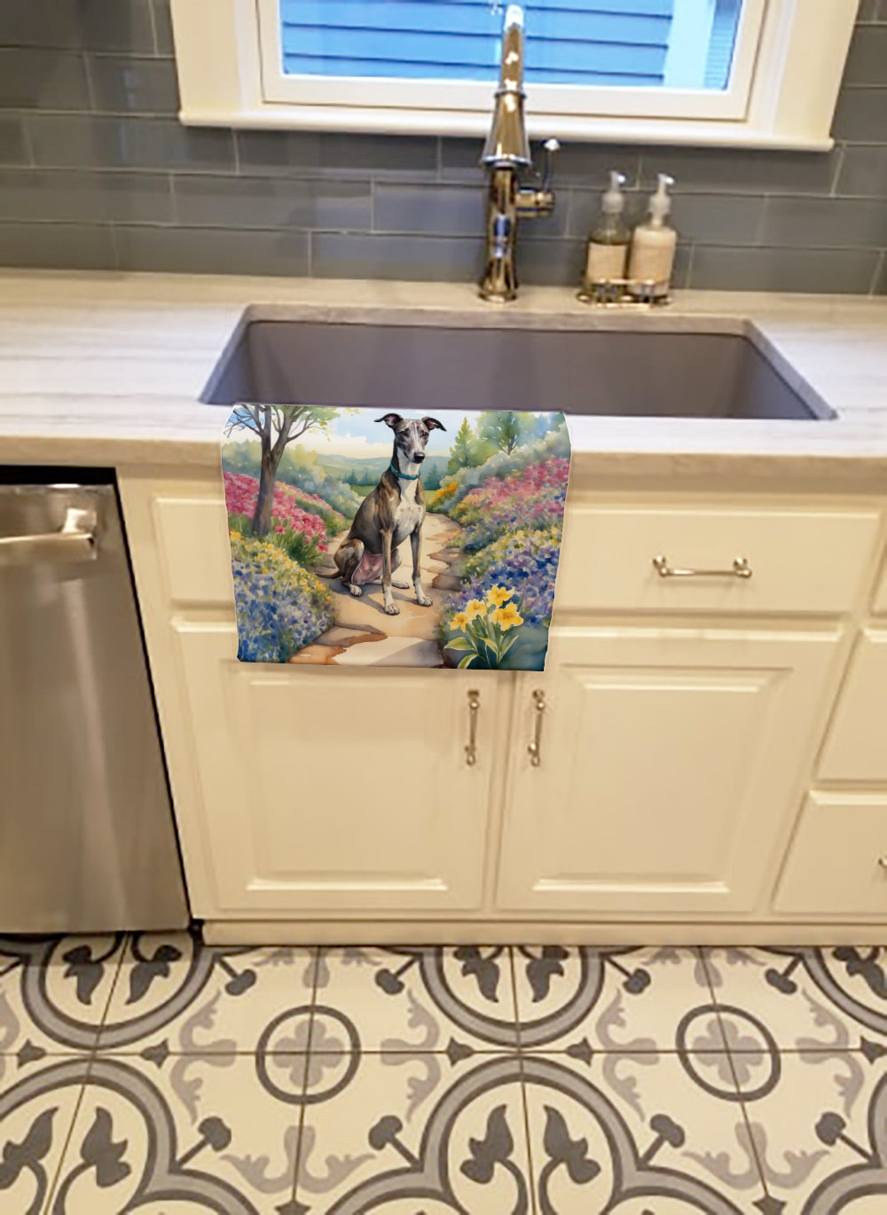 Buy this Greyhound Spring Path Kitchen Towel