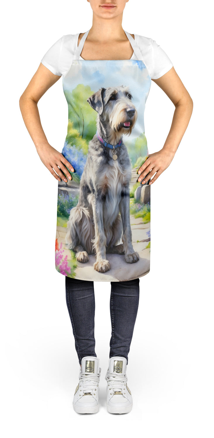 Buy this Irish Wolfhound Spring Path Apron