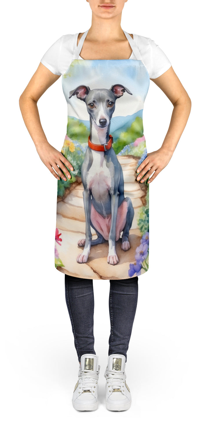 Buy this Italian Greyhound Spring Path Apron