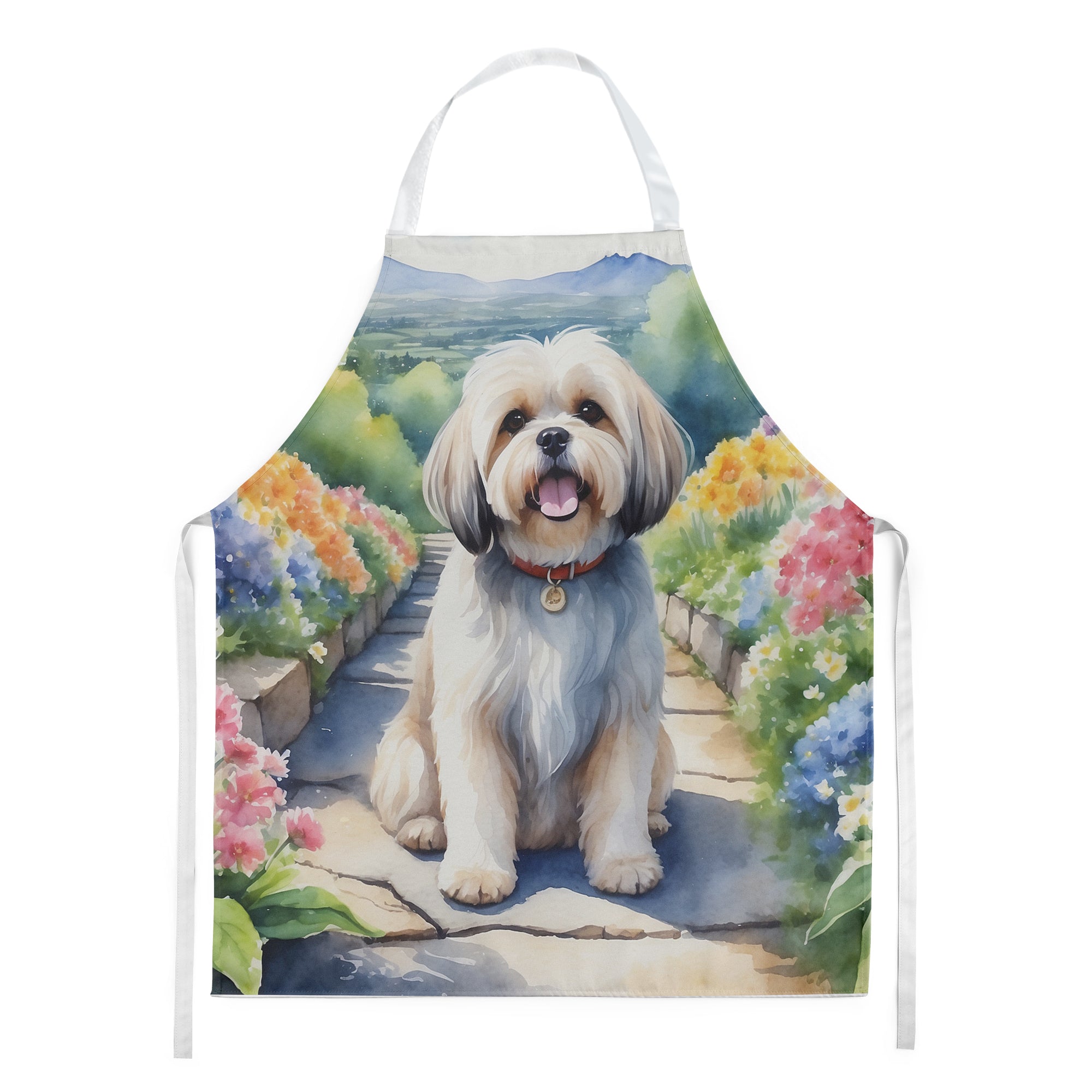 Buy this Lhasa Apso Spring Path Apron