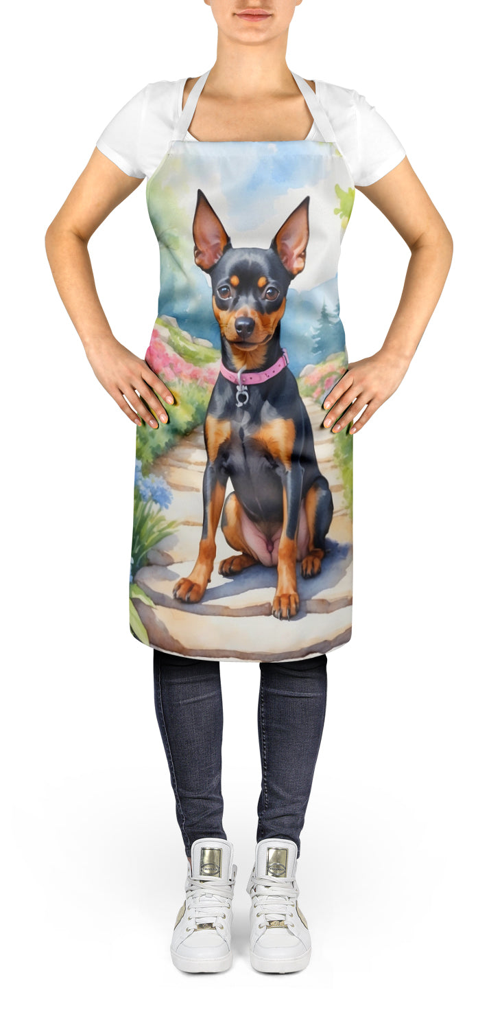 Buy this Miniature Pinscher Spring Path Apron