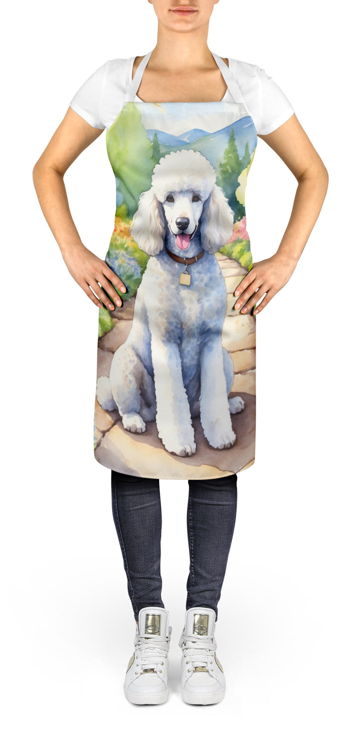 Buy this White Poodle Spring Path Apron