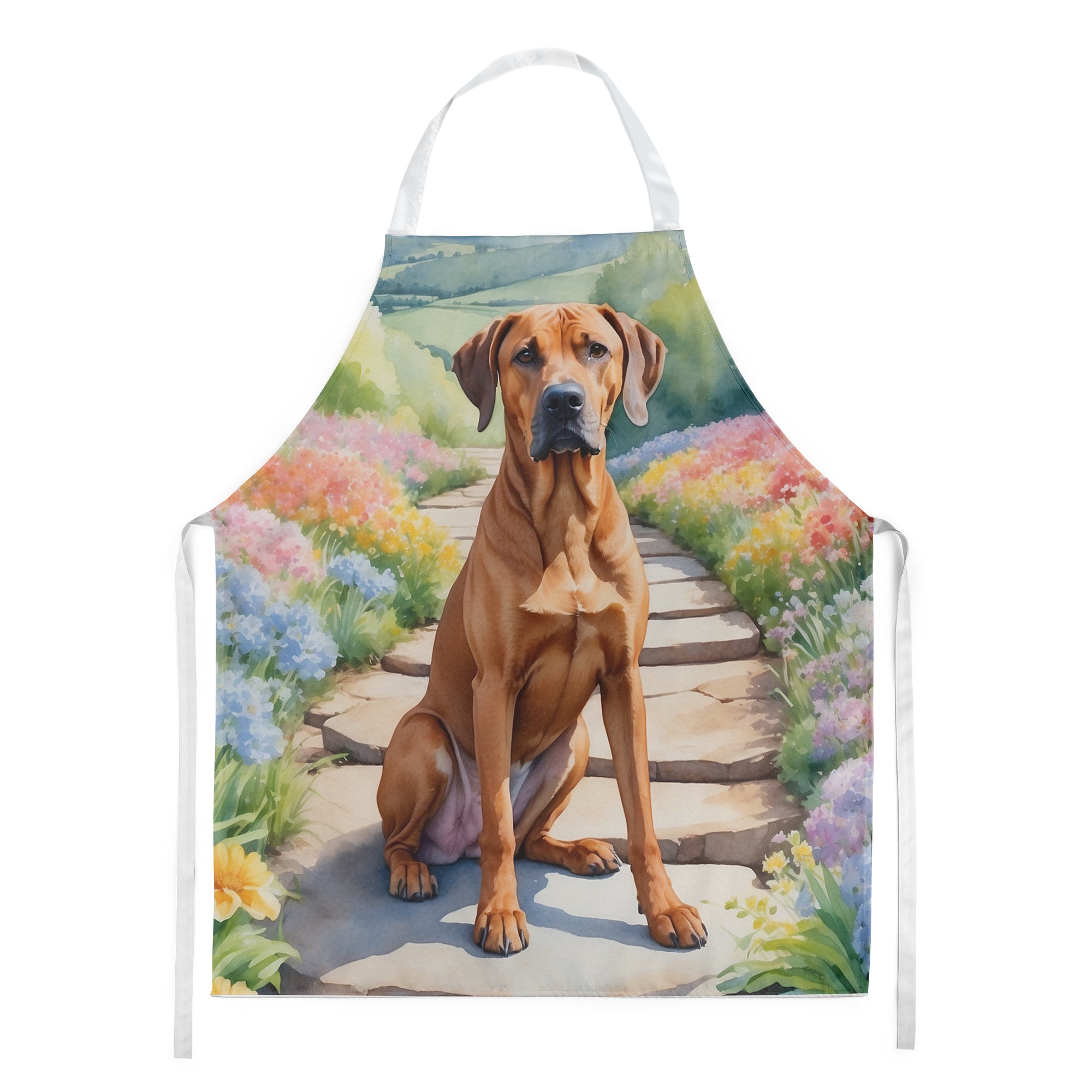 Buy this Rhodesian Ridgeback Spring Path Apron