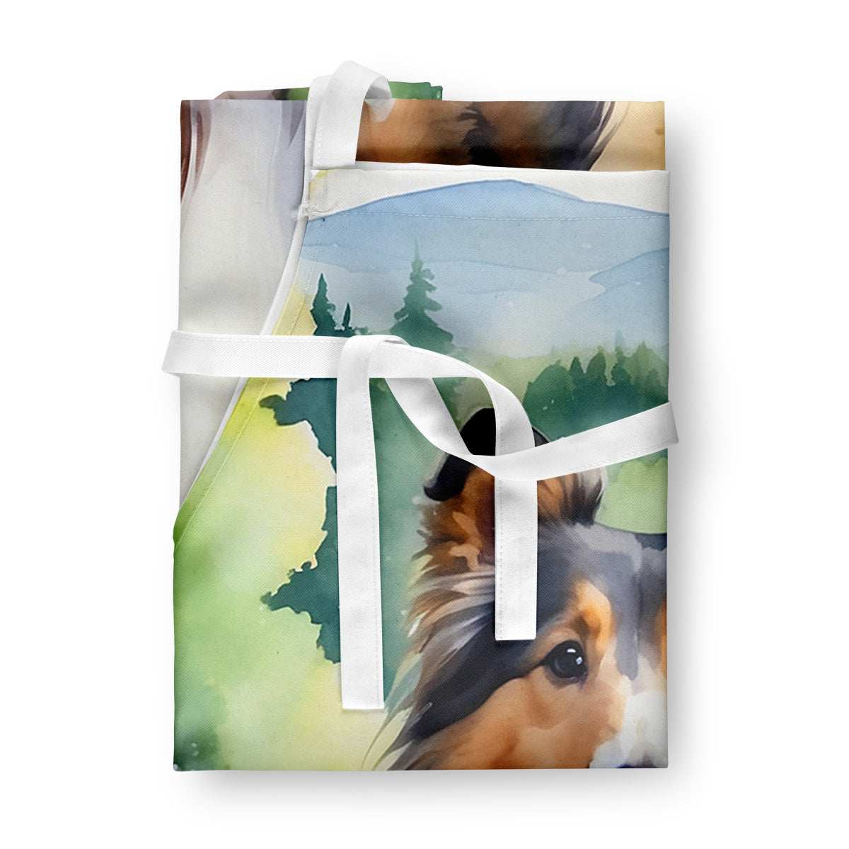 Sheltie Spring Path Apron