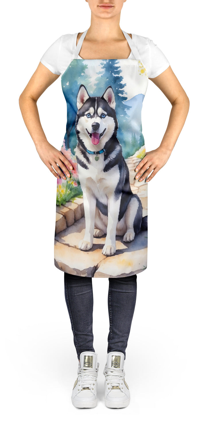 Buy this Siberian Husky Spring Path Apron