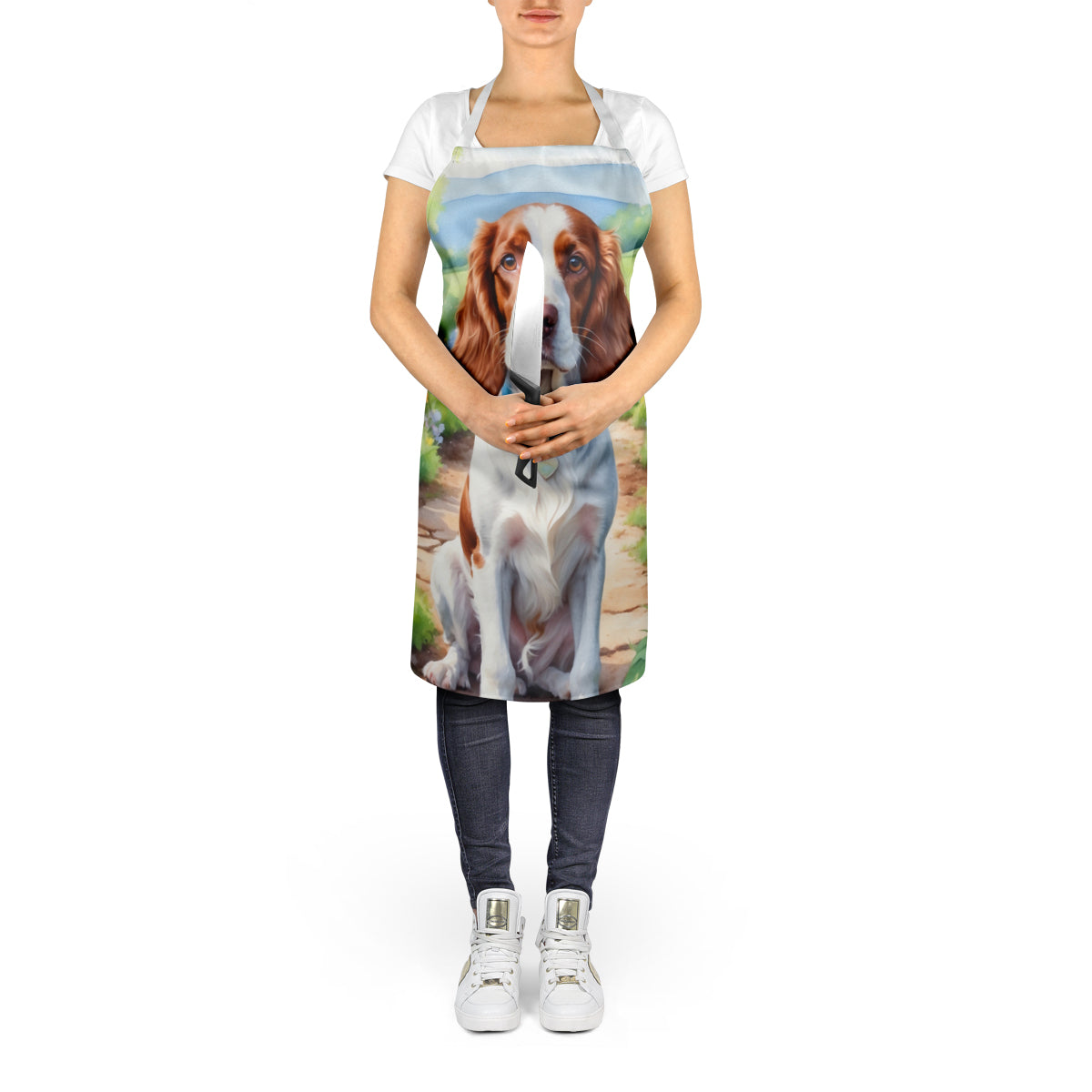 Welsh Springer Spaniel Spring Path Apron