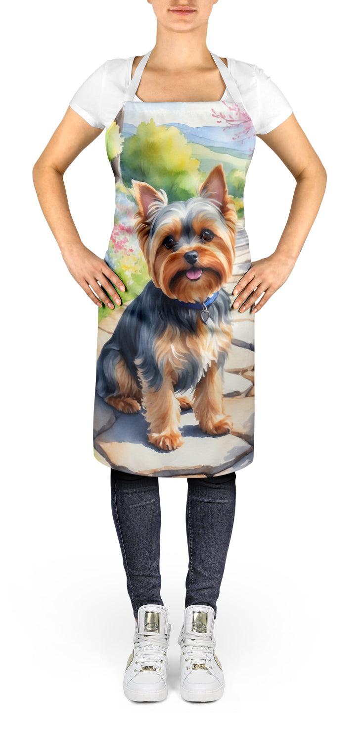 Yorkshire Terrier Spring Path Apron