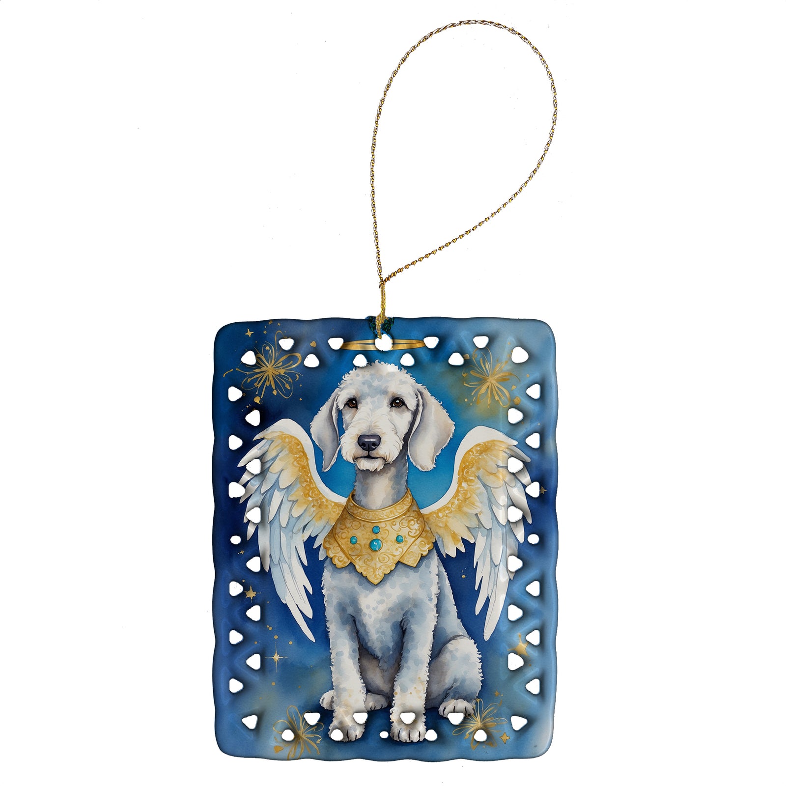 Buy this Bedlington Terrier My Angel Porcelain Ornament