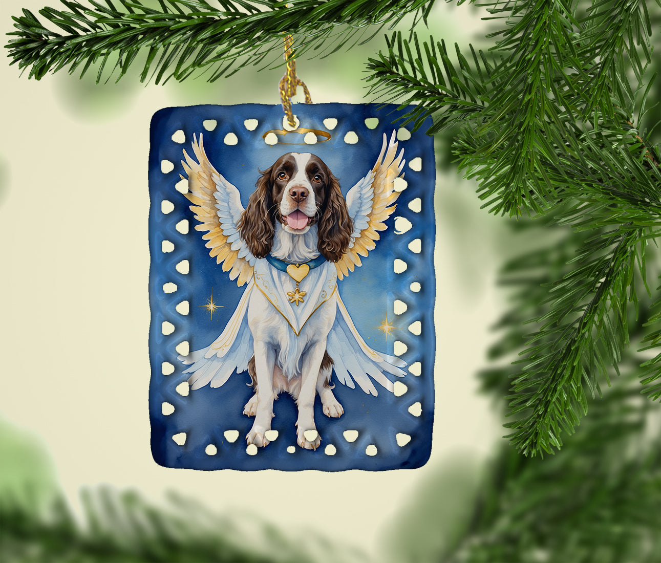 Buy this English Springer Spaniel My Angel Porcelain Ornament