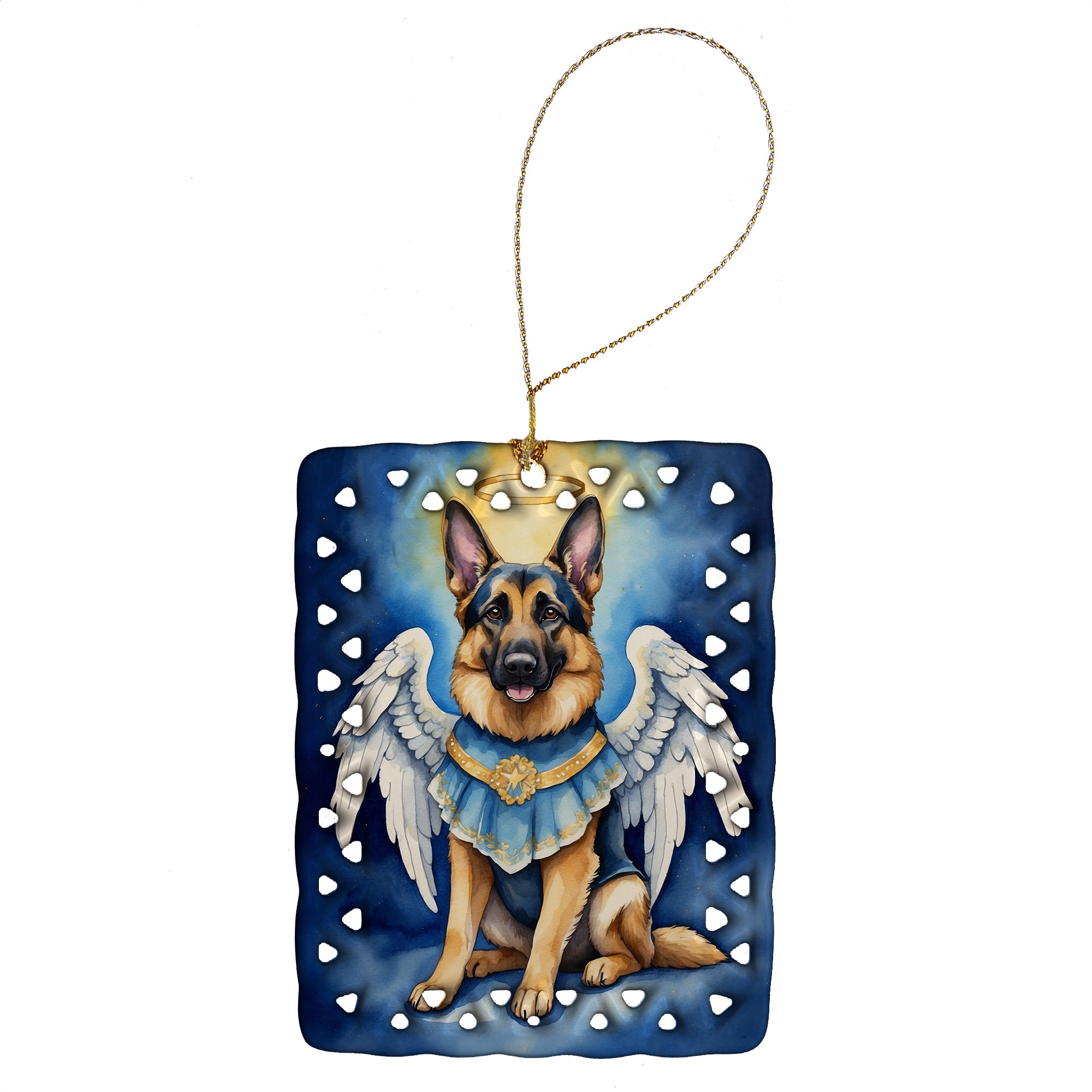 Buy this German Shepherd My Angel Porcelain Ornament