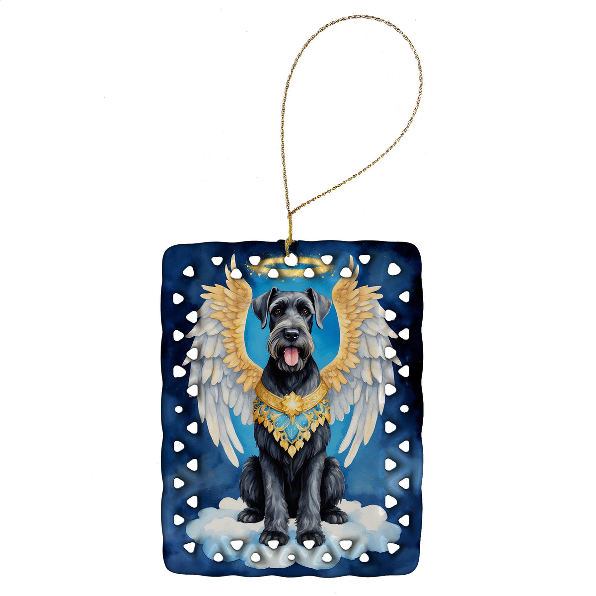 Buy this Giant Schnauzer My Angel Porcelain Ornament