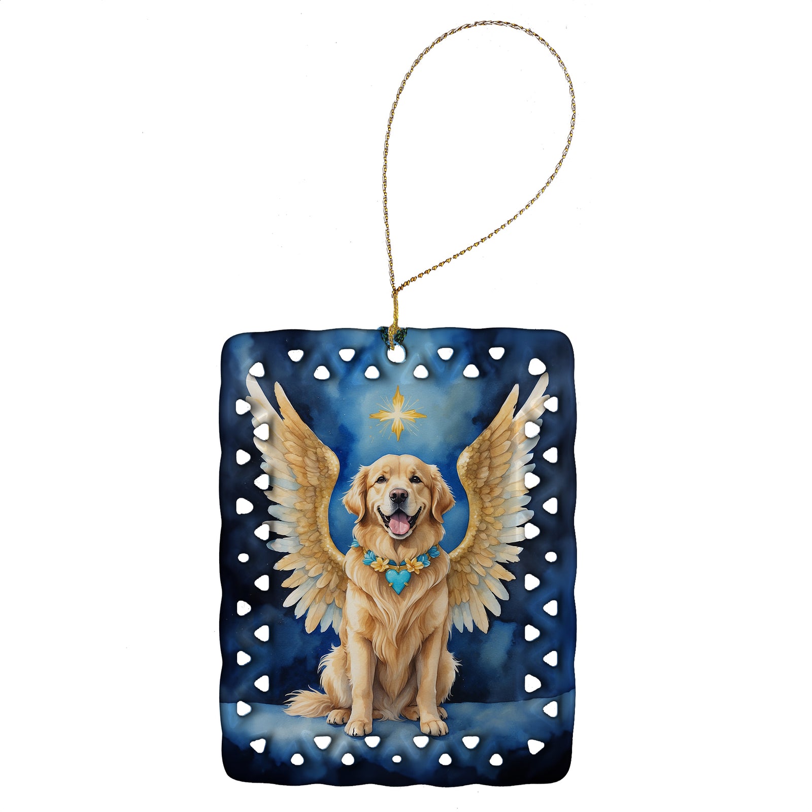 Buy this Golden Retriever My Angel Porcelain Ornament