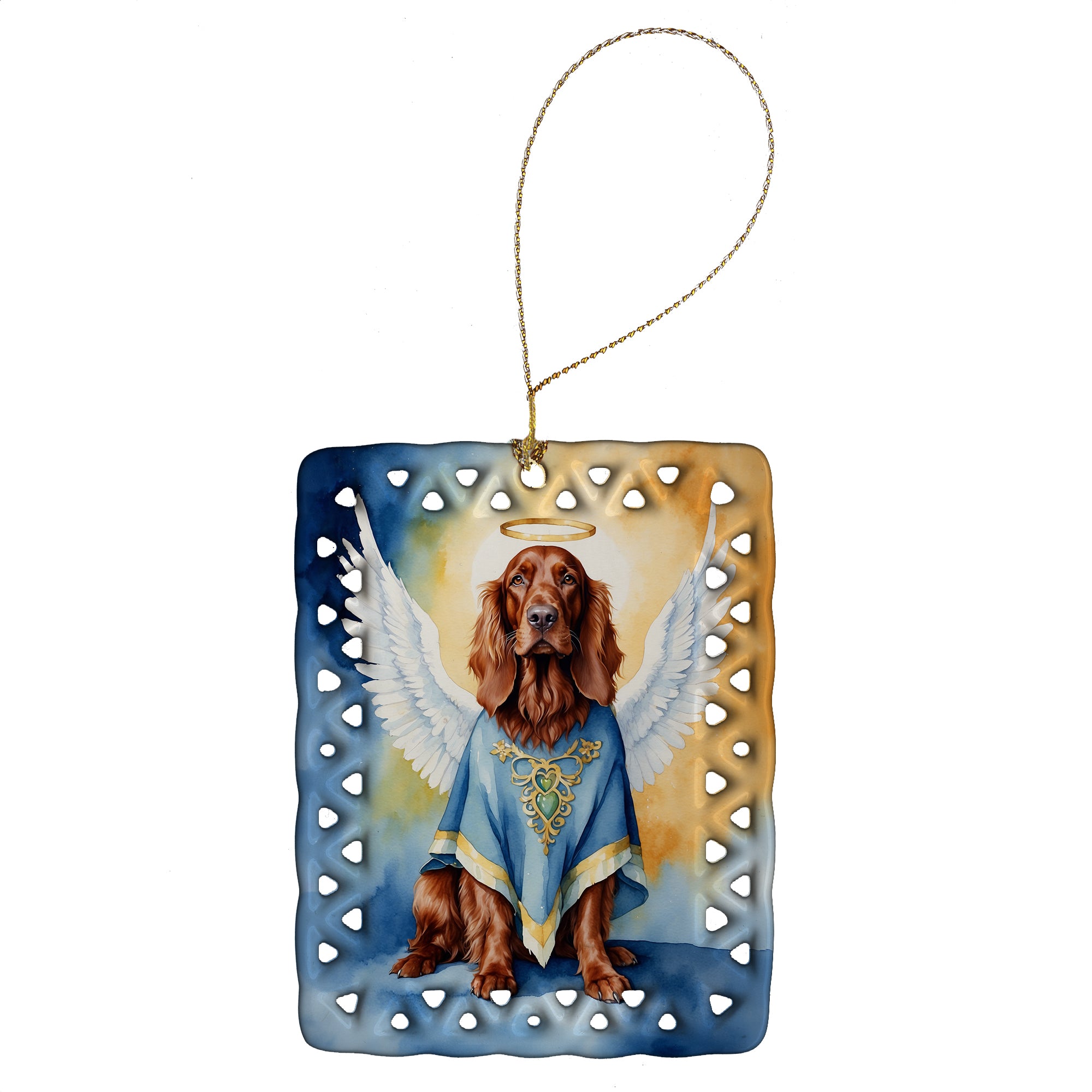 Buy this Irish Setter My Angel Porcelain Ornament