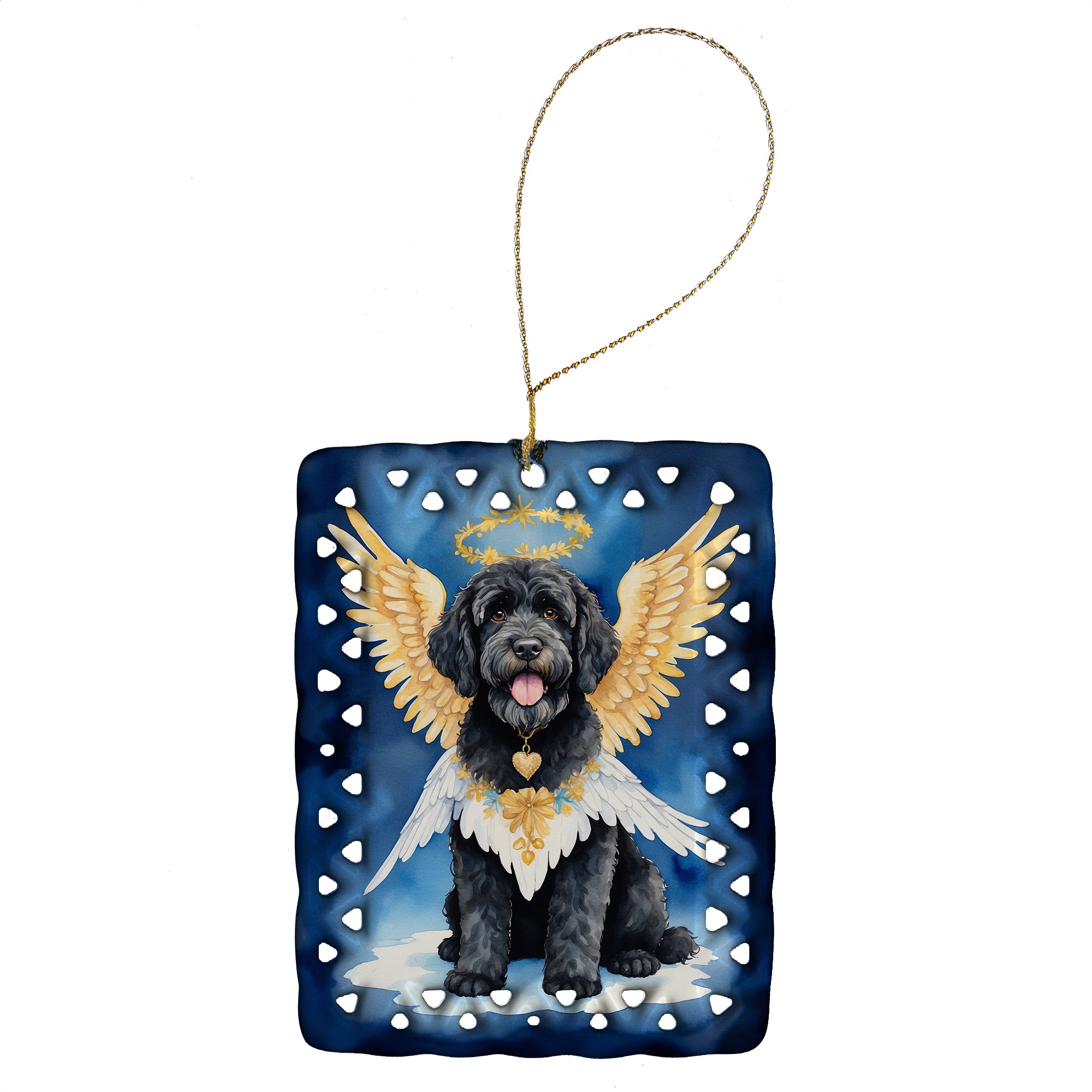 Buy this Portuguese Water Dog My Angel Porcelain Ornament