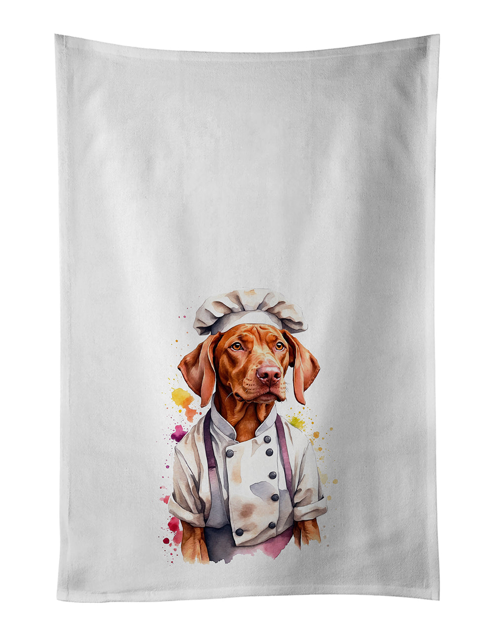 Buy this Vizsla Chef Kitchen Towel Set of 2