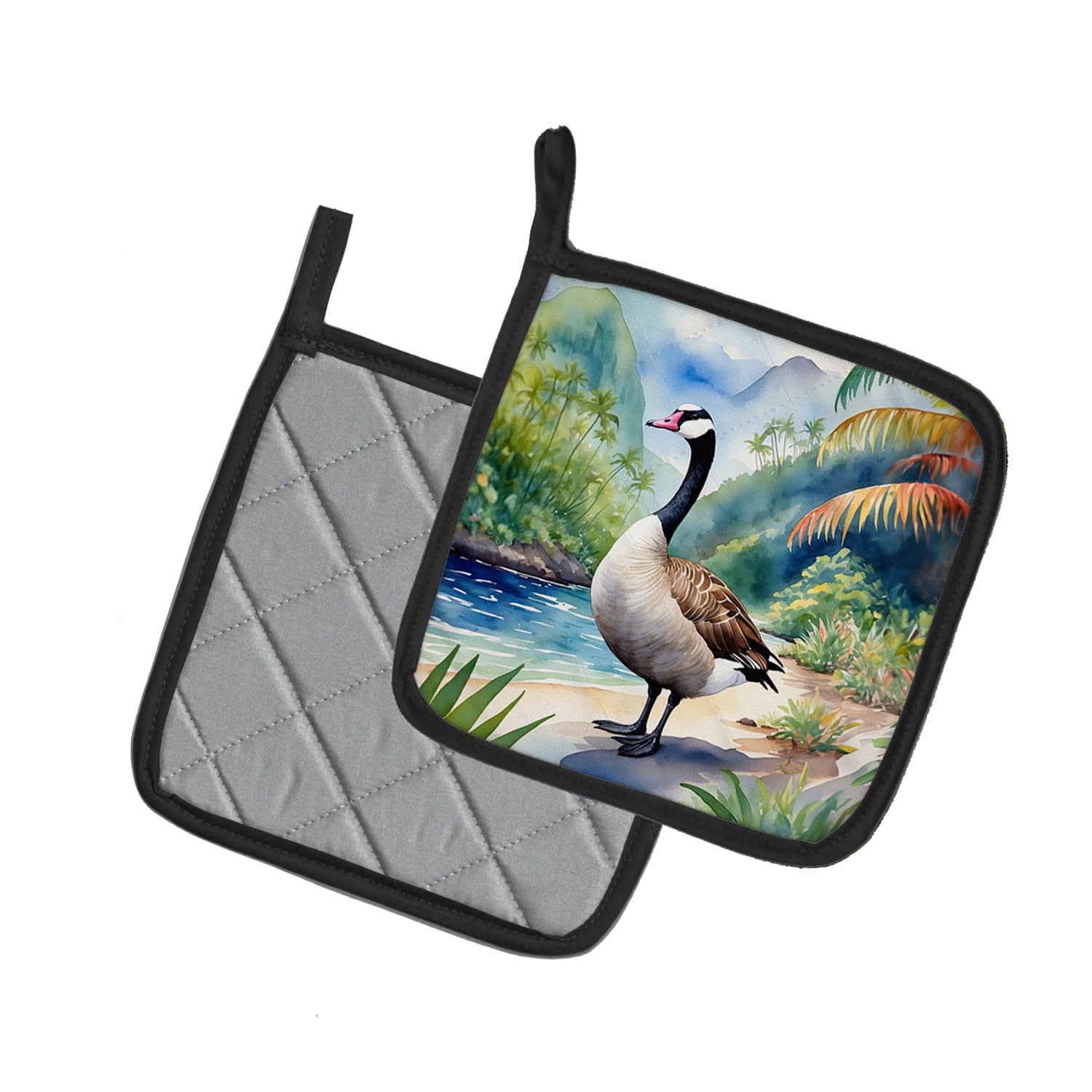 Buy this Hawaii Hawaiian Goose Pair of Pot Holders