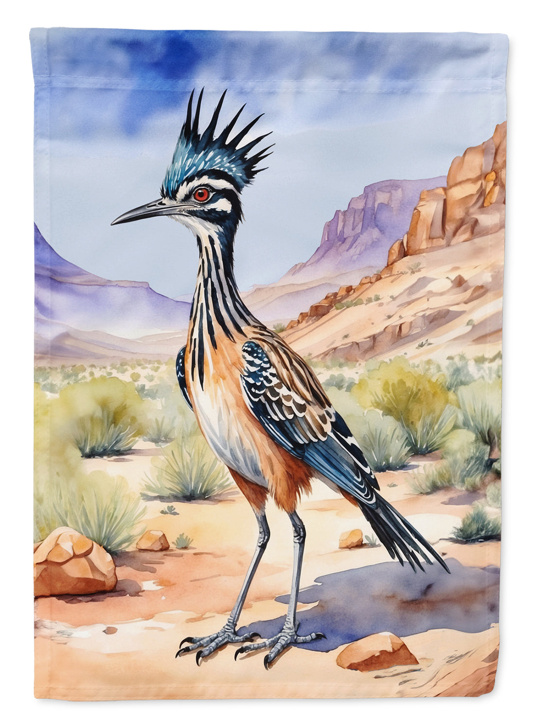 Buy this New Mexico Greater Roadrunner House Flag