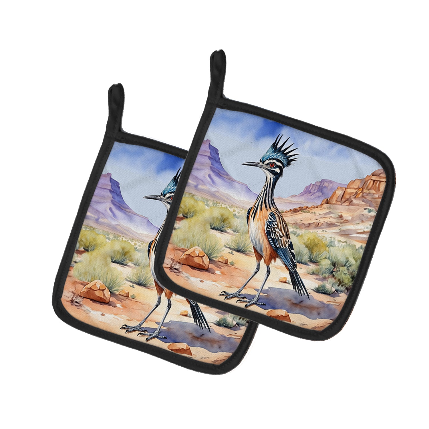 Buy this New Mexico Greater Roadrunner Pair of Pot Holders